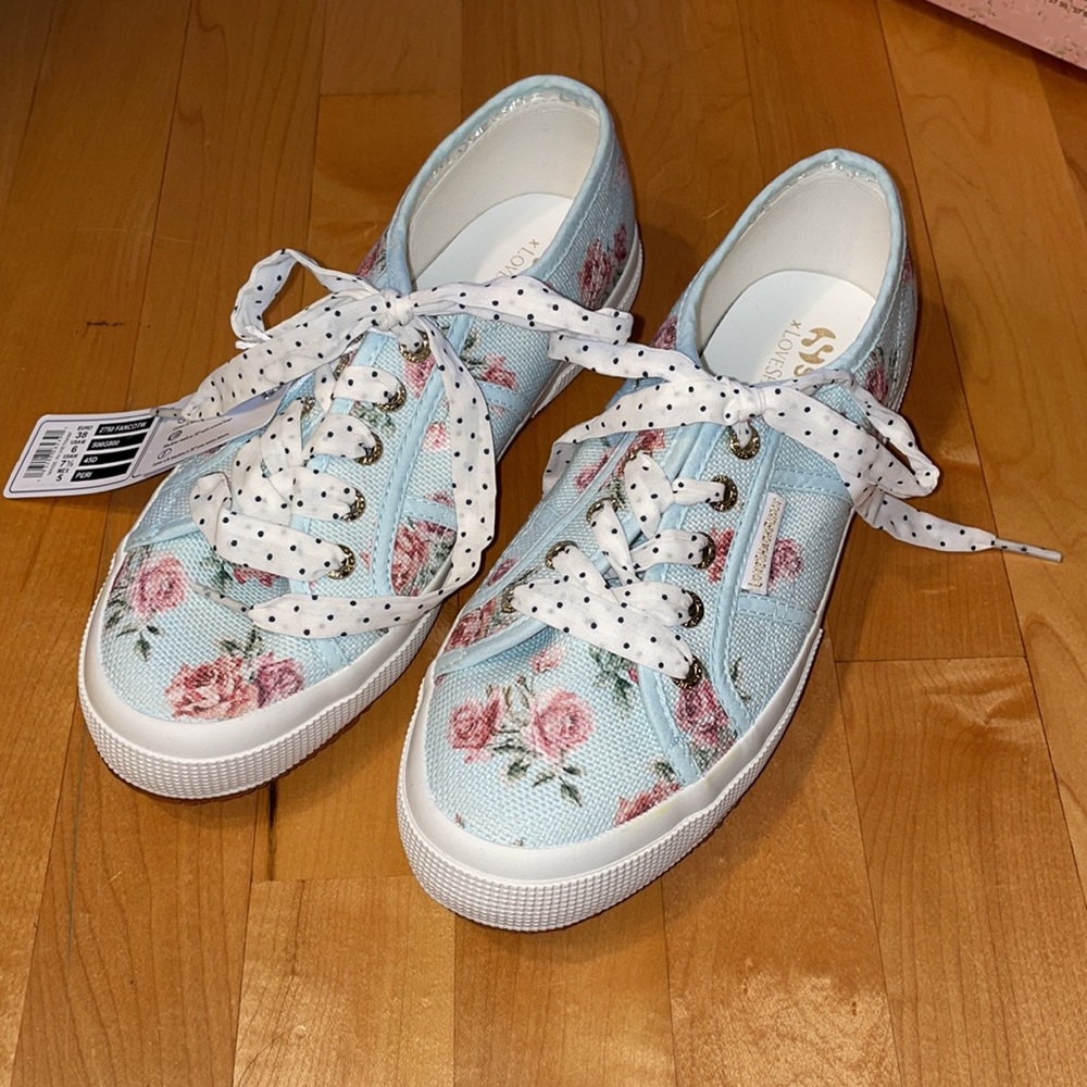 Superga x Loveshackfancy Blue Floral Sneaker38/7.5